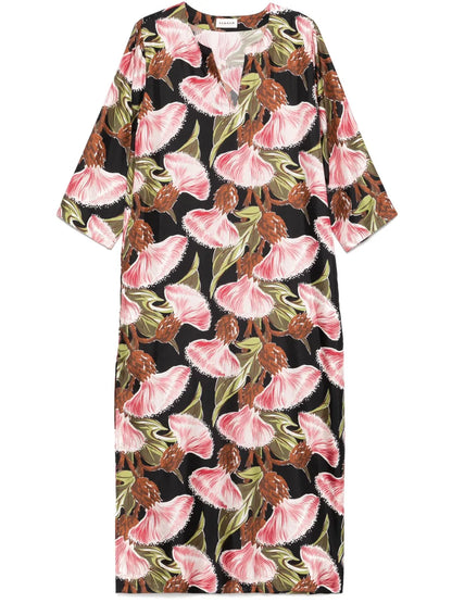 Floral-Print Maxi Dress