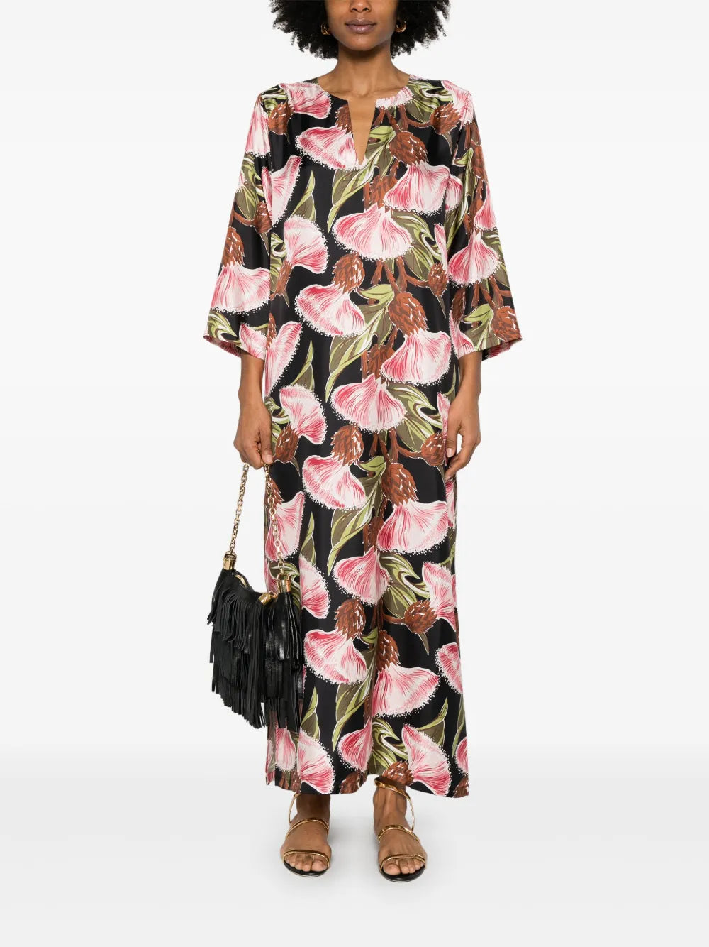 Floral-Print Maxi Dress