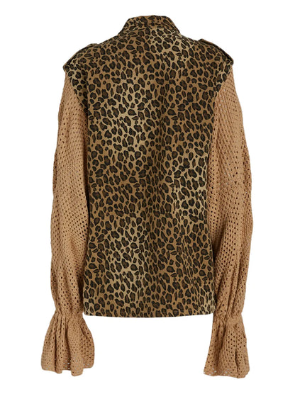 Leopard-Print Jacket