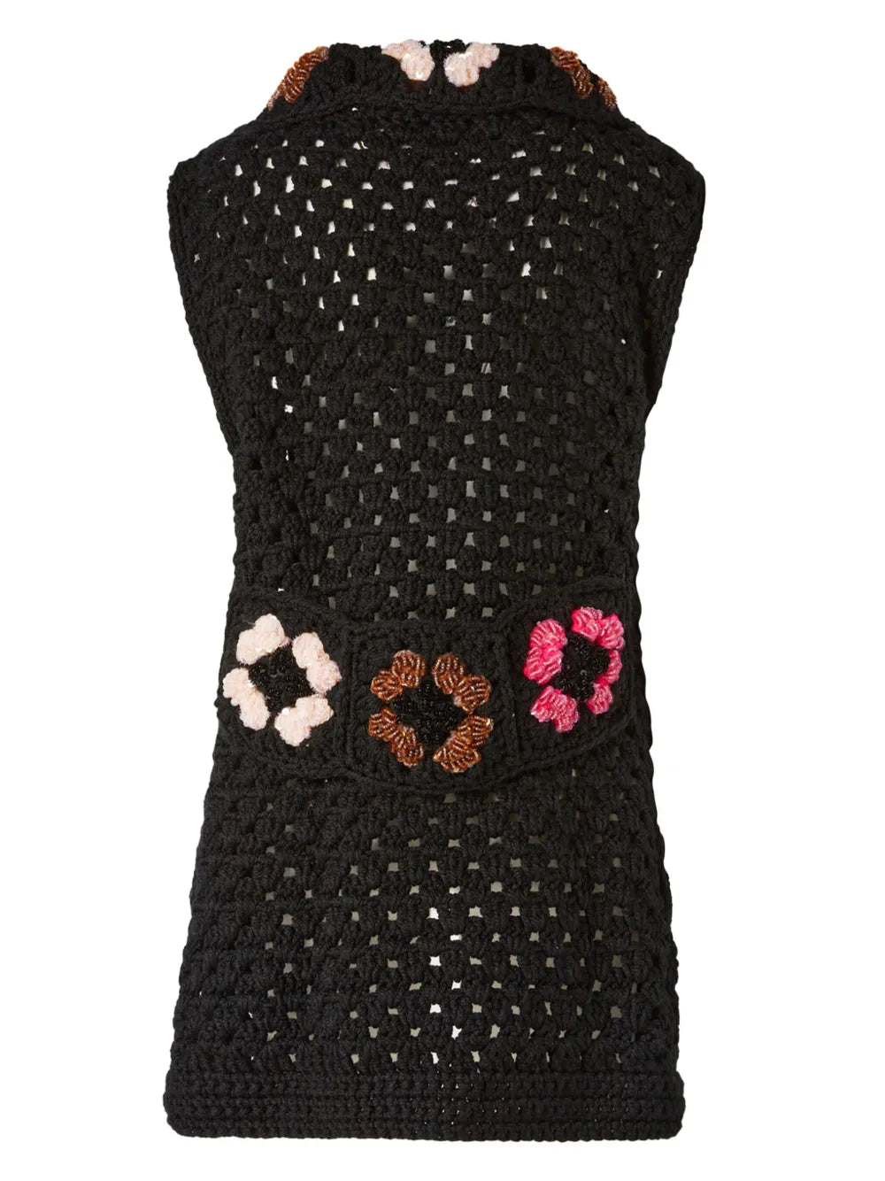Molly Crochet-Knit Vest
