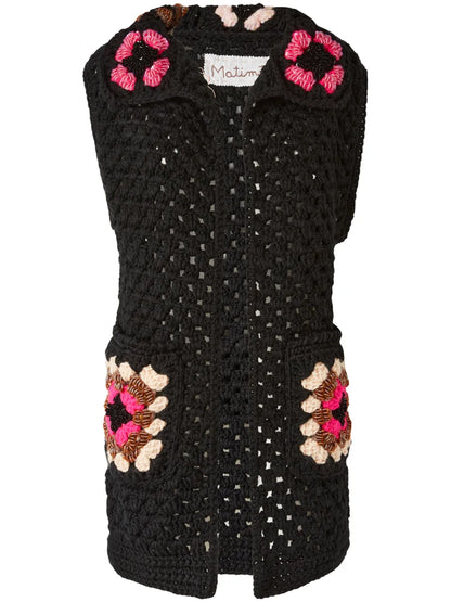 Molly Crochet-Knit Vest