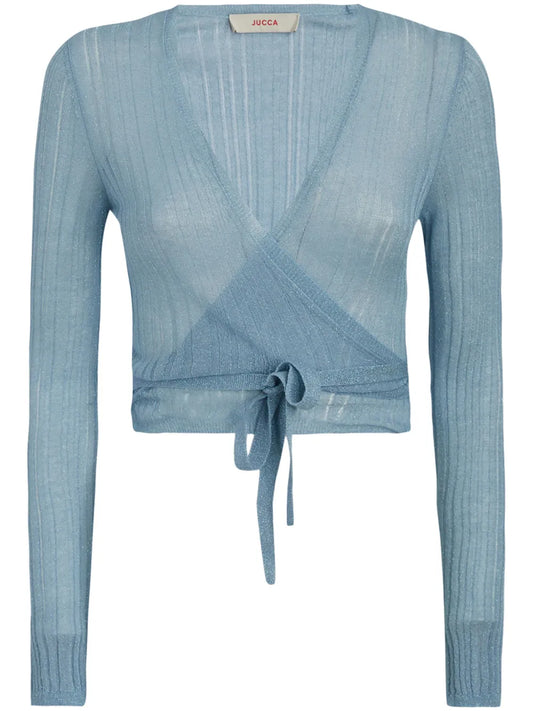Wrap-Style Blouse