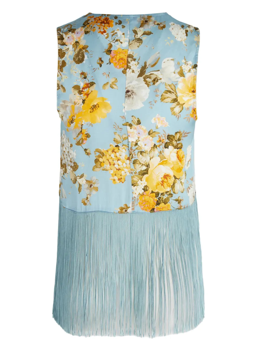 Fringe-Hem Vest