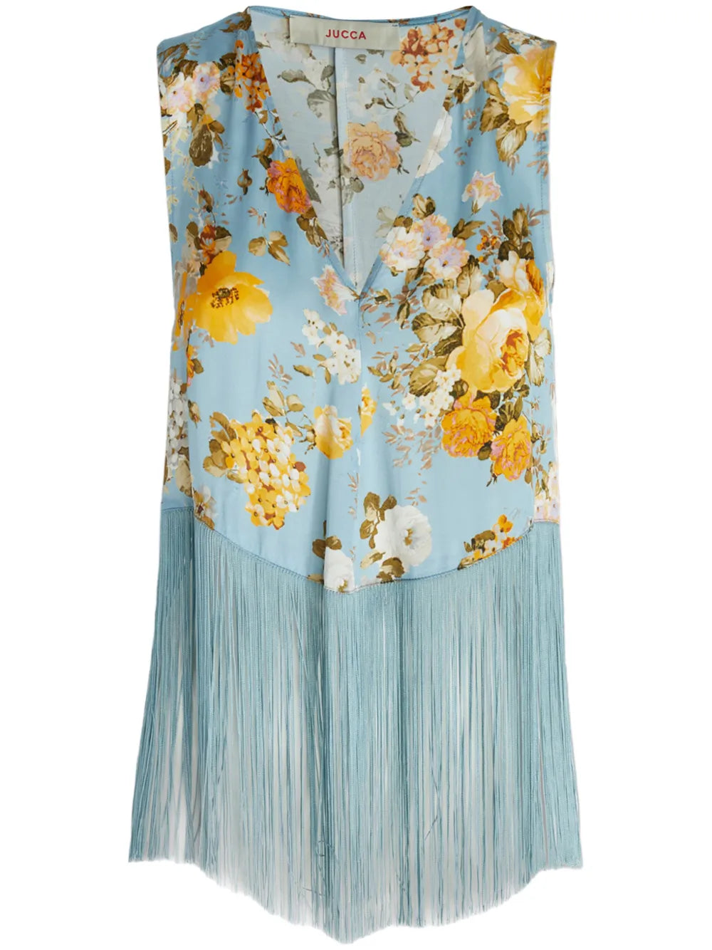 Fringe-Hem Vest