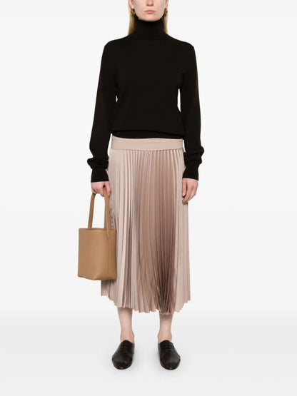 Pleated Midi Skirt