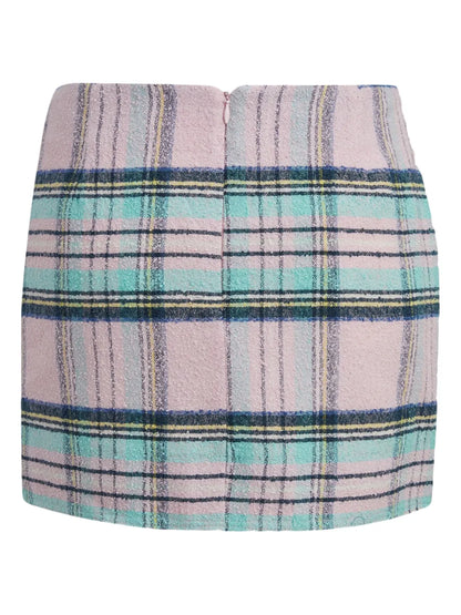 Checked Mini Skirt