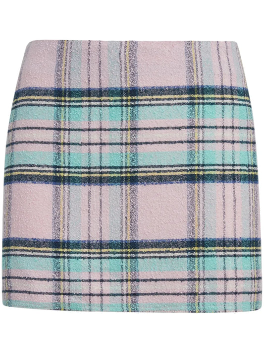 Checked Mini Skirt