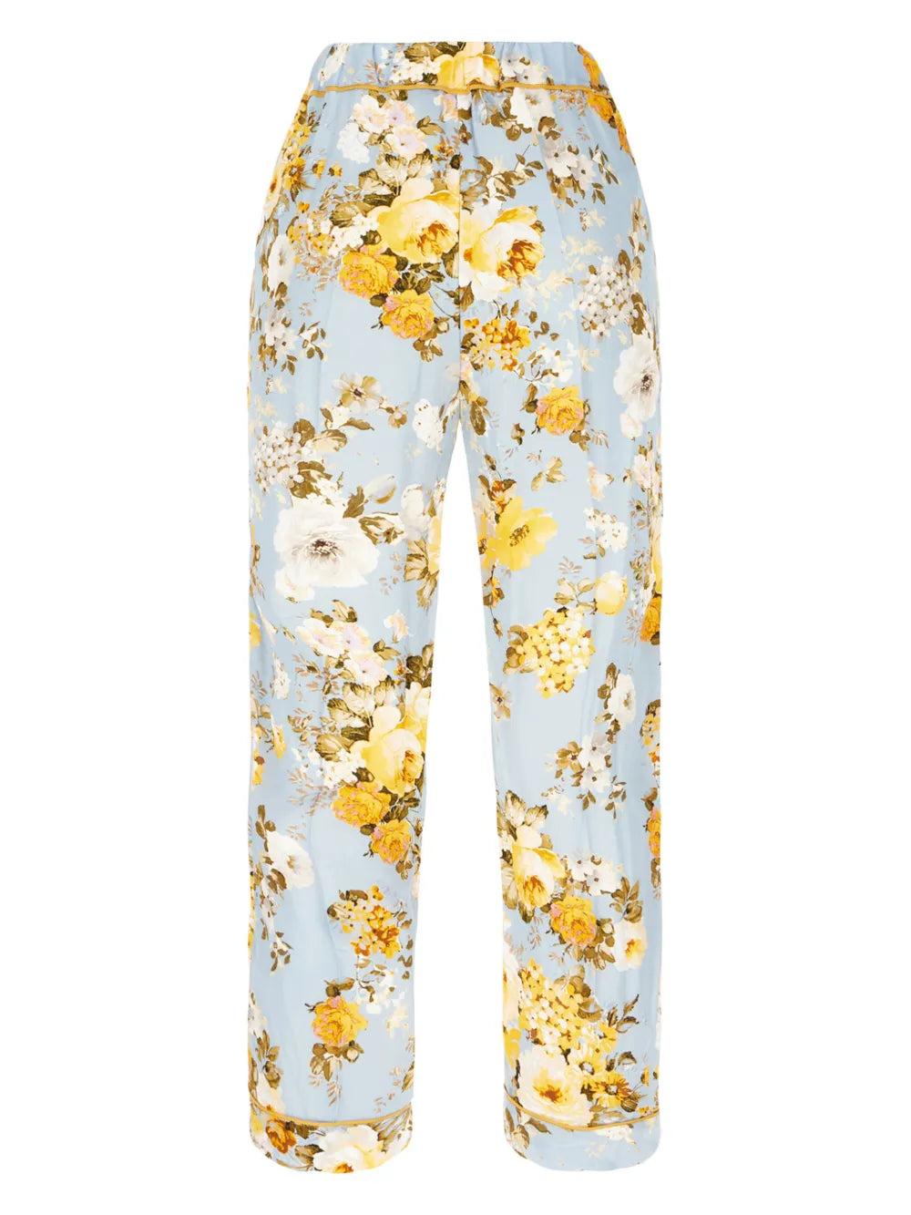 Floral-Print Trousers