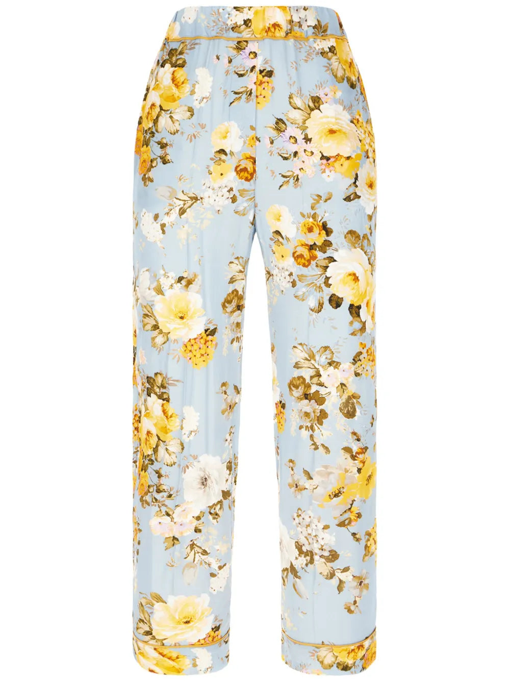 Floral-Print Trousers