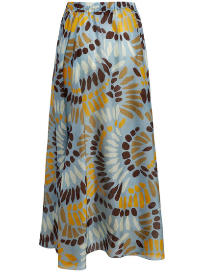 Printed-Pattern Skirt