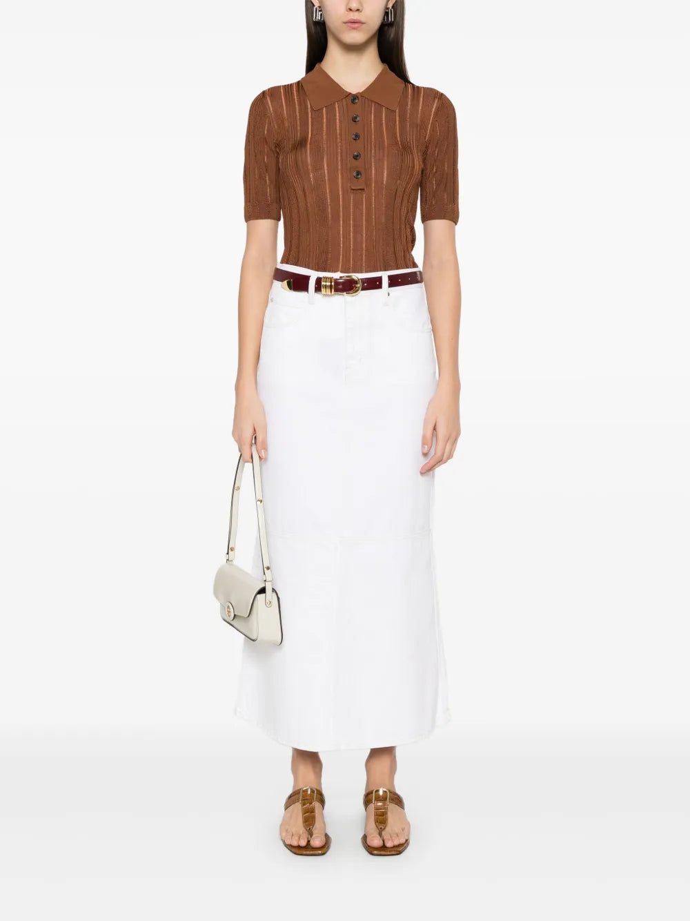 The Flounce Midi Skirt