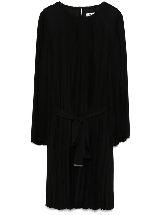Pleated Mini Dress