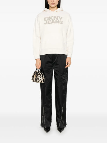Rhinestone-Logo Hoodie