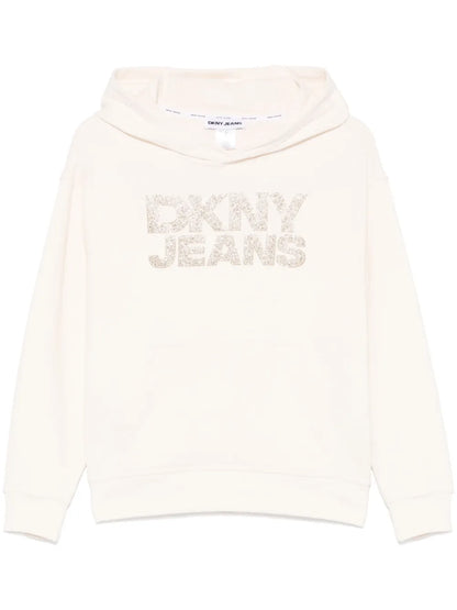 Rhinestone-Logo Hoodie