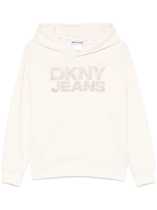 Rhinestone-Logo Hoodie
