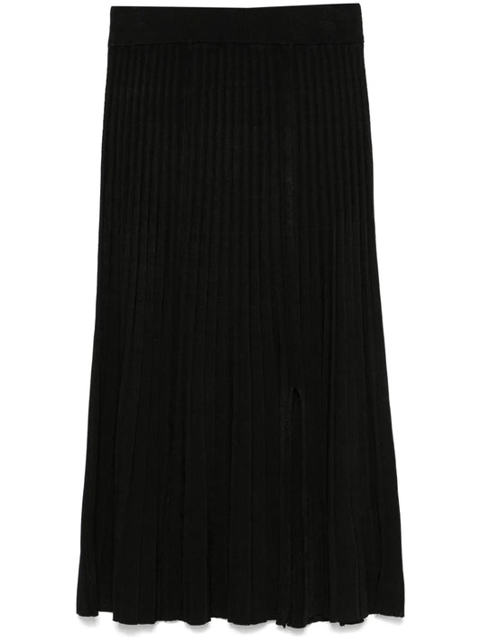 Ribbed Maxi Skirt