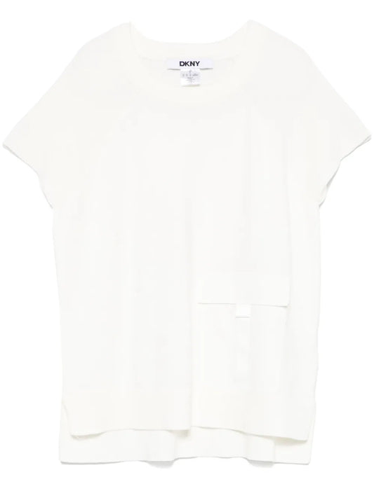 Ribbed-Knit T-Shirt