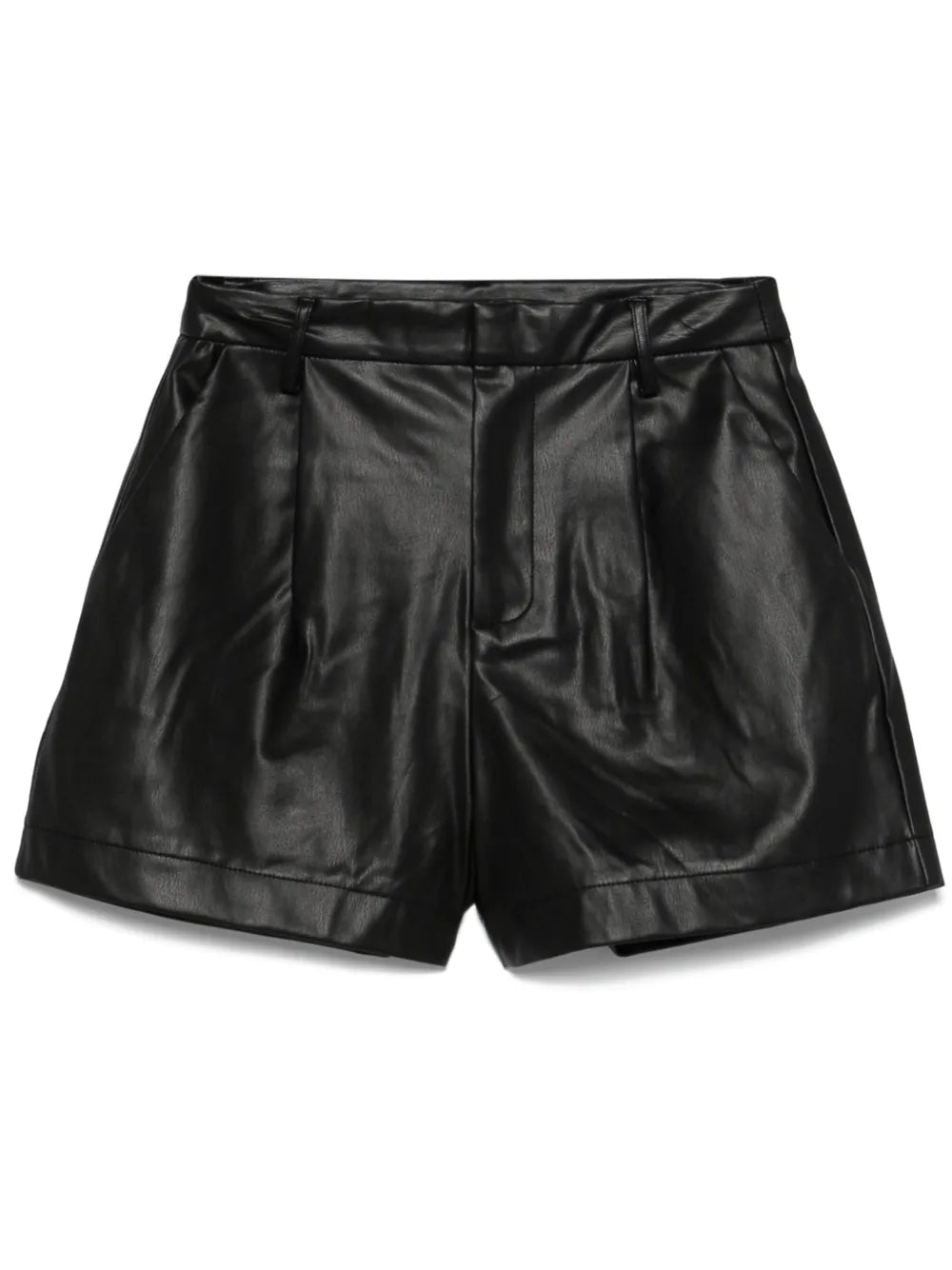 Faux-Leather Shorts