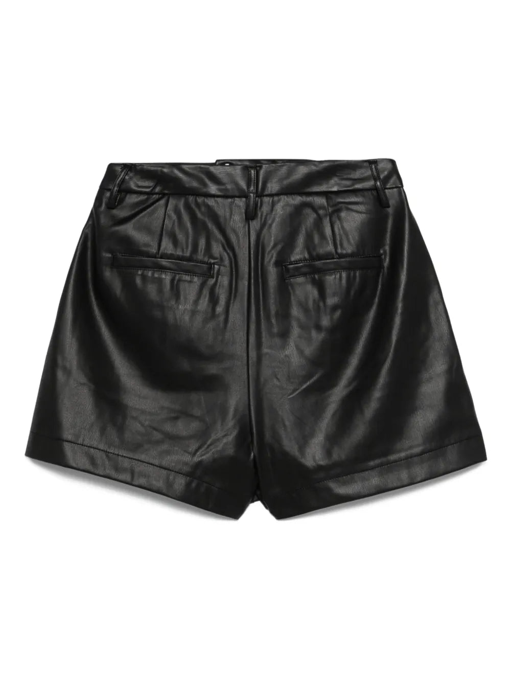 Faux-Leather Shorts
