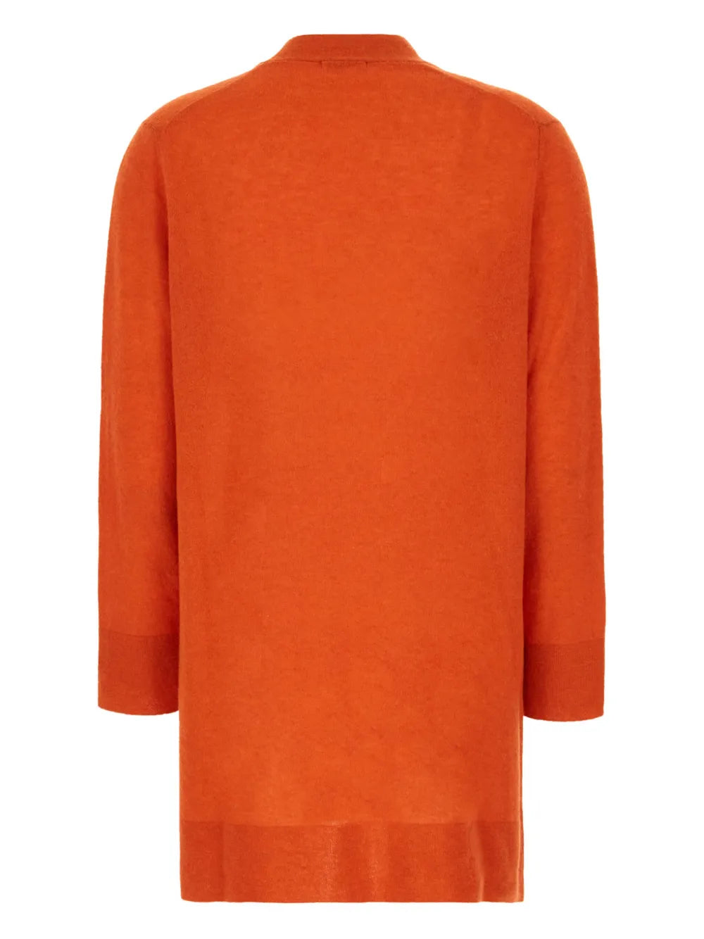 Fine-Knit Open-Front Cardi-Coat
