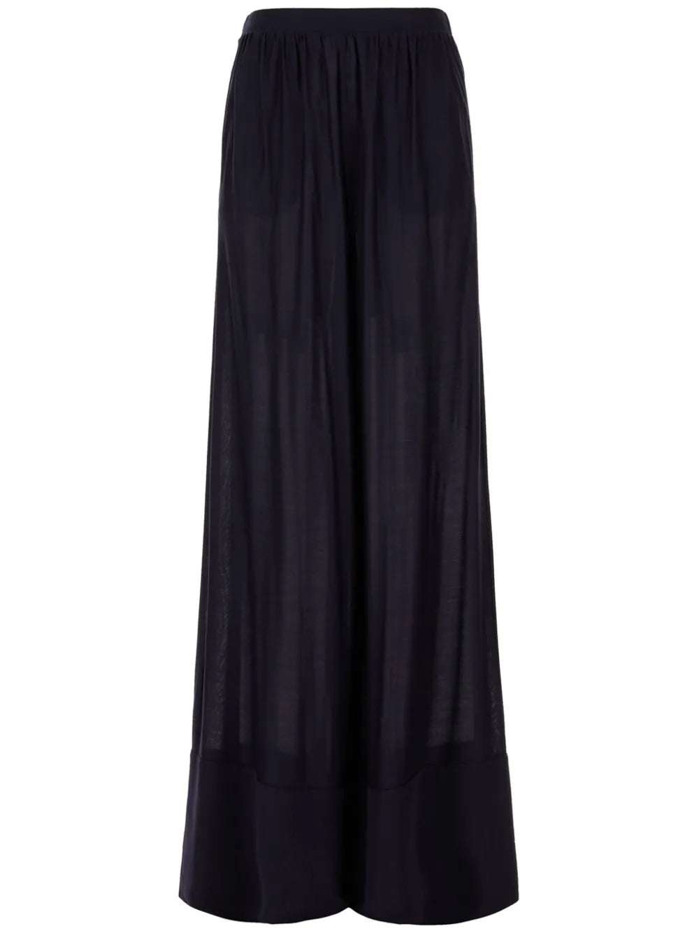 Semi-Sheer Palazzo Pants