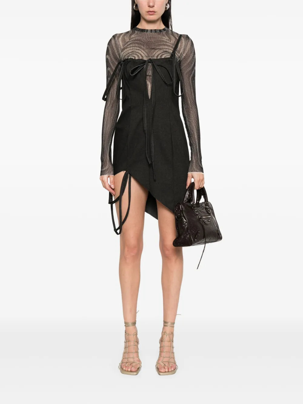 Keyhole Corset Mini Dress