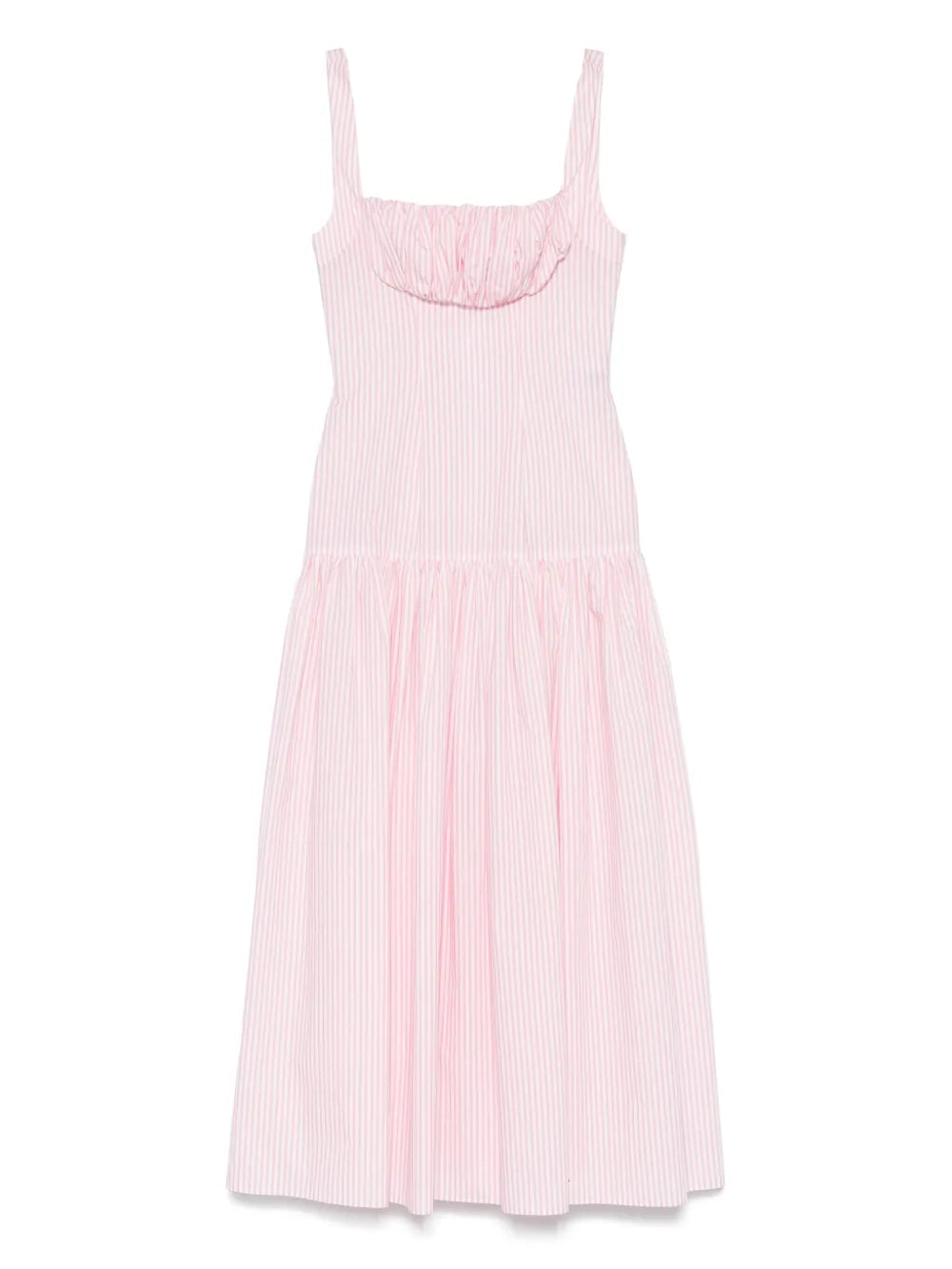 Gathered-Detail Maxi Dress