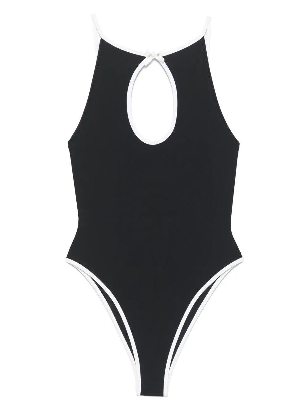 Halterneck Cut-Out-Detailing Swimsuit