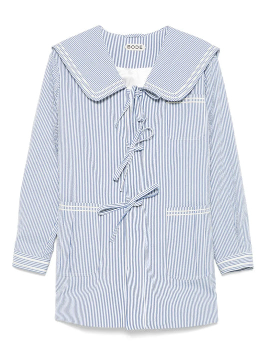 Club Stripe Sailor Coat