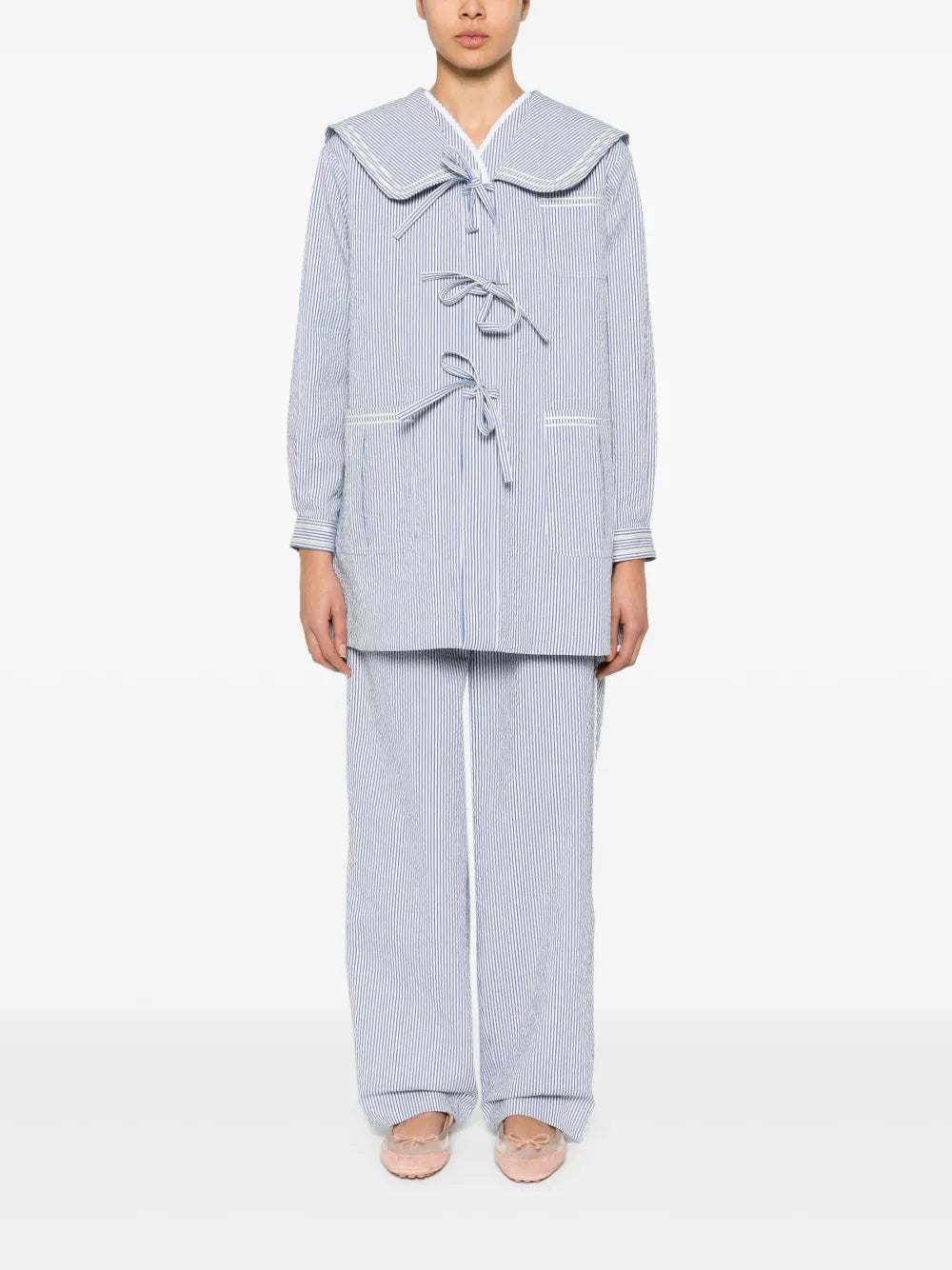 Club Stripe Sailor Coat
