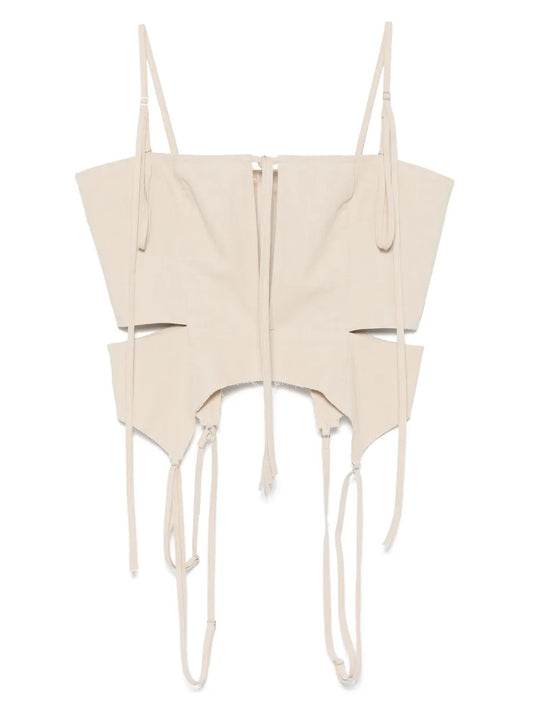 Keyhole Corset Top