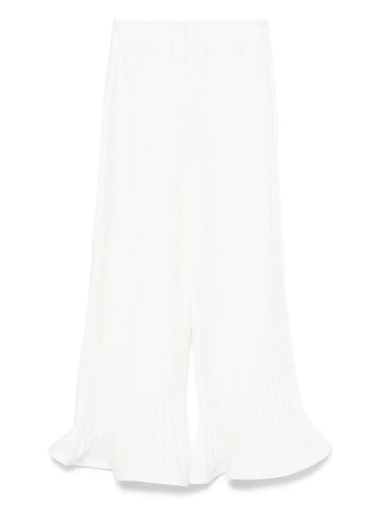 Pleated Cropped Trousers