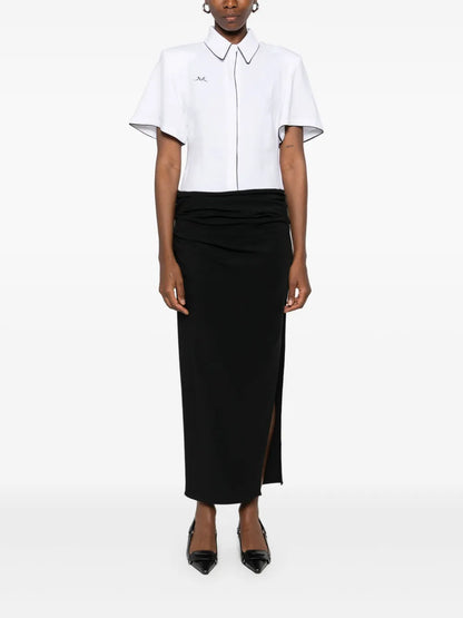 Two-Tone Midi Dress
