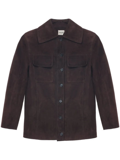 Leather Shirt Jacket