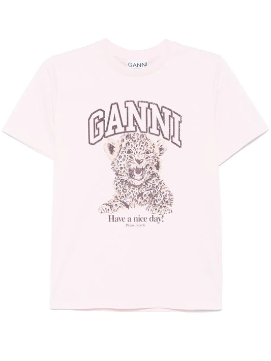 Leopard-Print Jersey T-Shirt