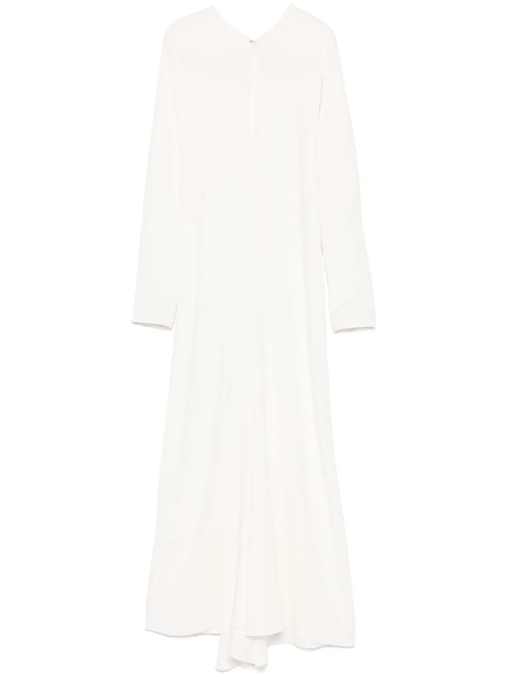 Fine-Ribbed Crepe Dress