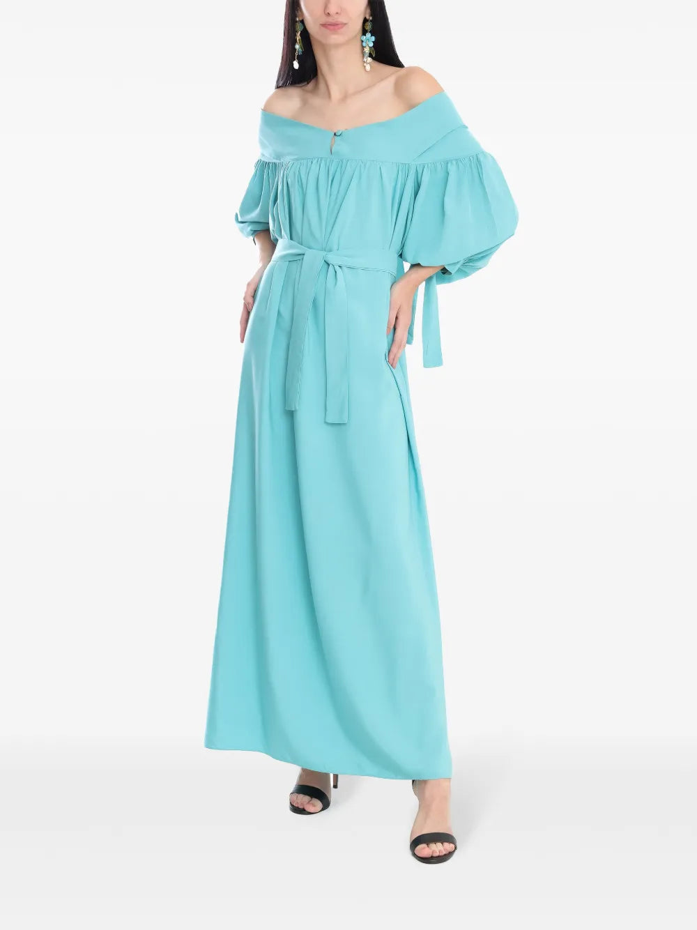 Off-Shoulder Maxi Dress