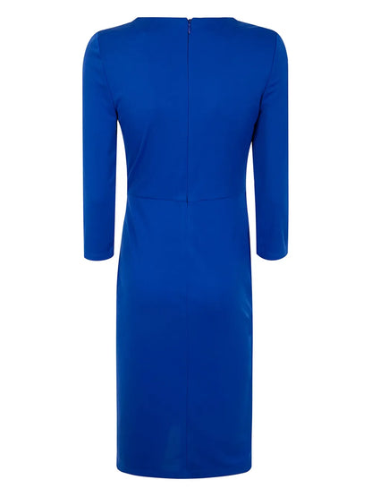 Empire-Line Long-Sleeve Dress