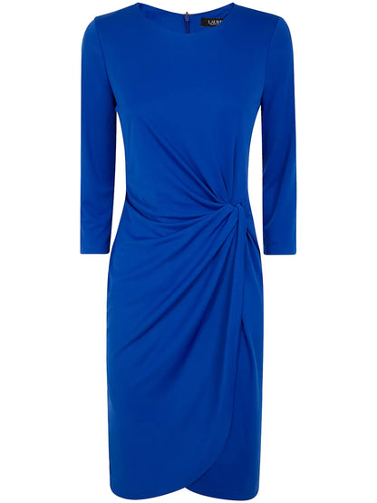 Empire-Line Long-Sleeve Dress