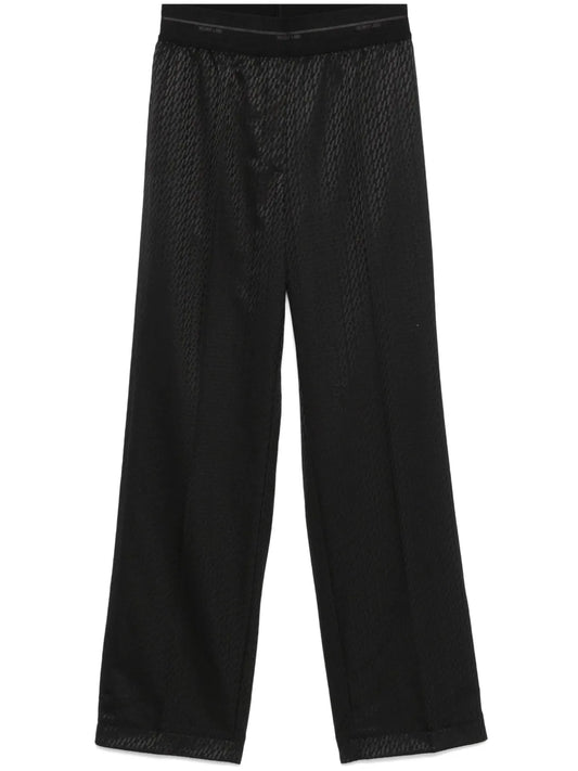 Logo-Jacquard Trousers
