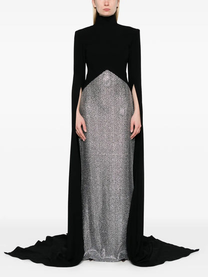 Rhinestoned Maxi Dress