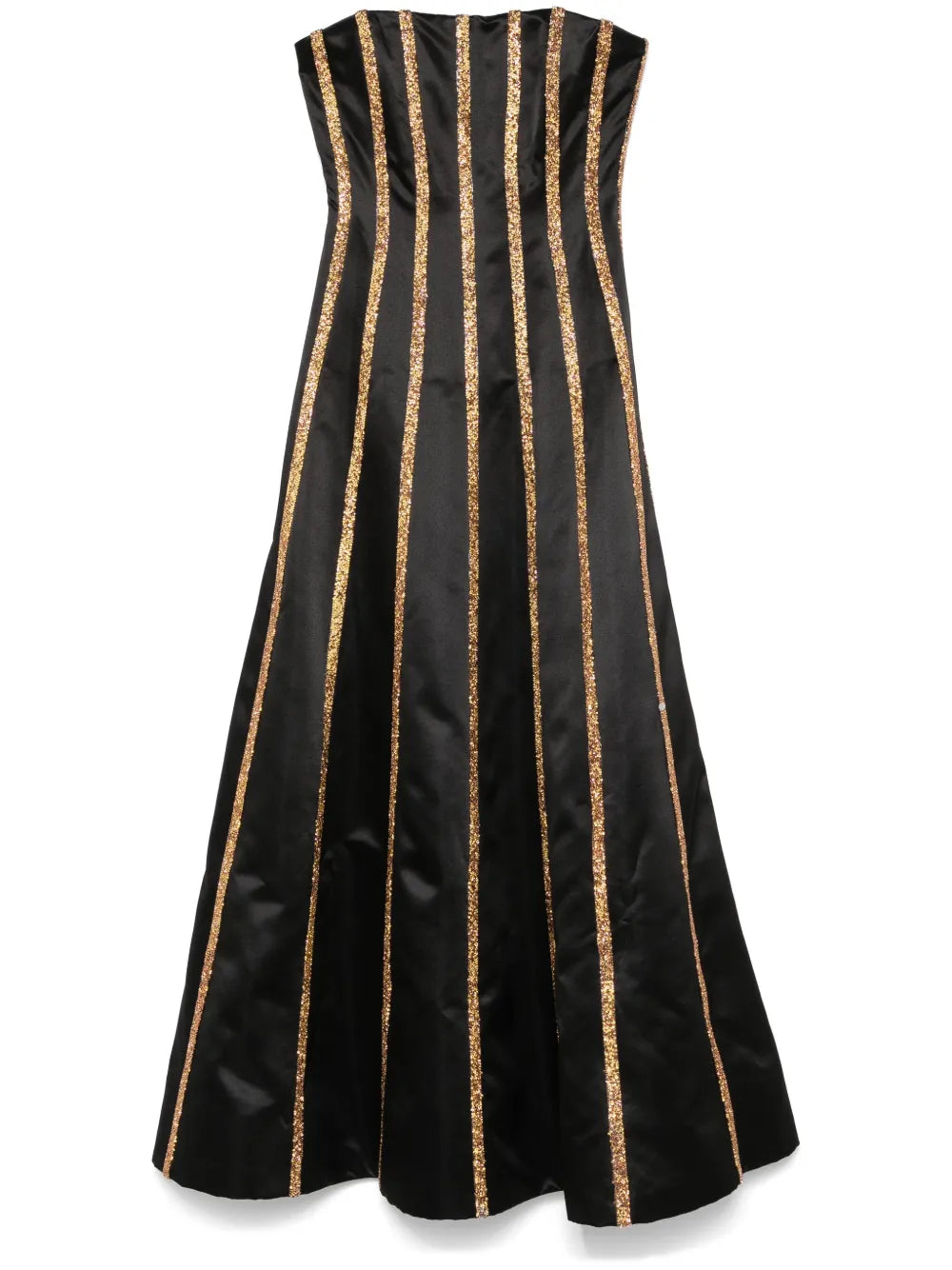 Strapless A-Line Maxi Dress