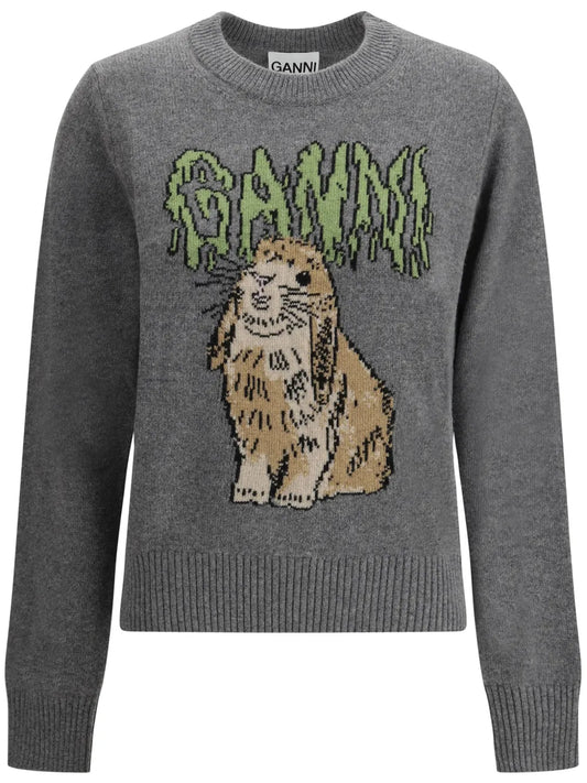 Graphic-Bunny Sweater