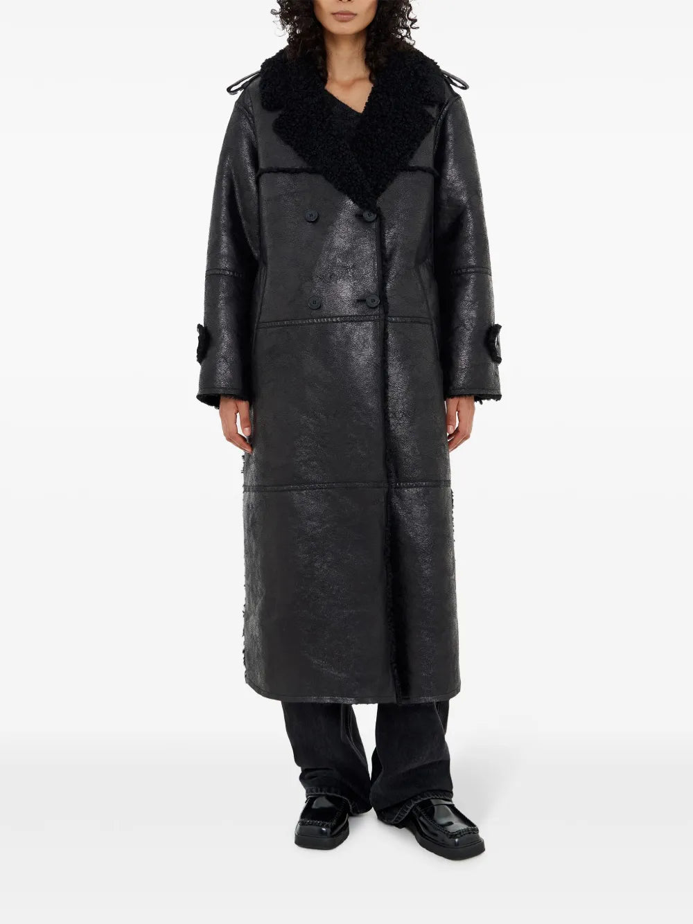 Double-Breasted Long Coat