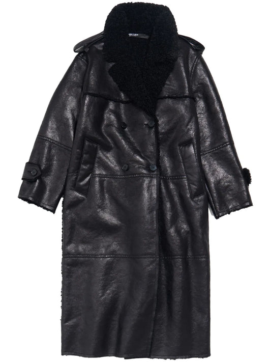 Double-Breasted Long Coat