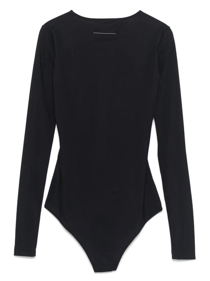 Numbers-Motif Bodysuit