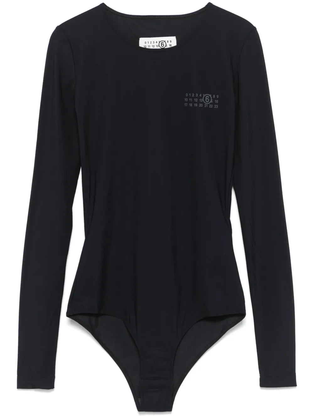 Numbers-Motif Bodysuit