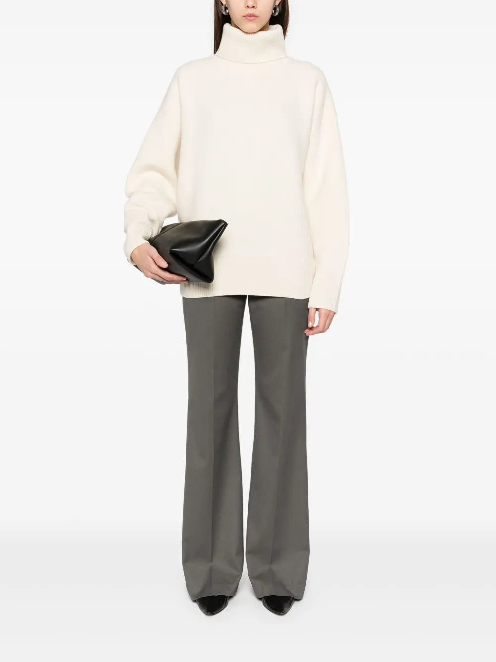 Double-Knit Turtleneck Sweater