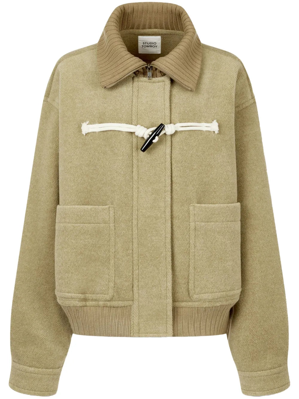 Herringbone-Pattern Jacket