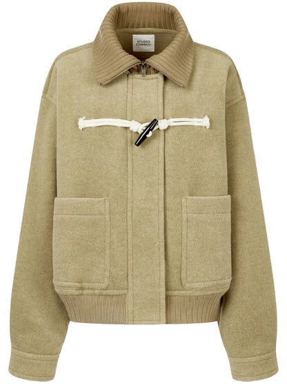 Herringbone-Pattern Jacket